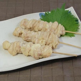 焼き鳥 国産鶏 皮串(素焼)40g(51円)