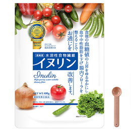 【水溶性 食物繊維】イヌリンパウダー400g【機能性表示食品】