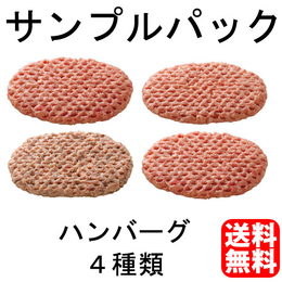 お試しセットハンバーグ【有償サンプル】【送料無料】該当商品購入で実質無料　※1企業様1回限り