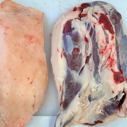 【希少!!】2025年4月捕獲ヒグマ　熊肉 ソトモモ肉(脂少なめ)熊肉外もも