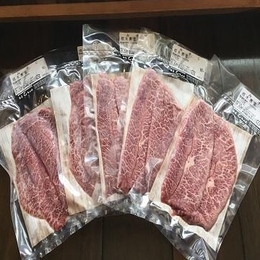  黒毛和牛メス牛A4/A5等級みすじ焼肉用ポーションカット(60g5パックセット)