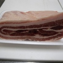 長崎県産ジビエ 業務用猪肉　バラ肉ブロック(上)　500g