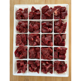 ドッグフード　エゾシカのサイコロ　生肉　鹿肉　約40g×100個(無添加)