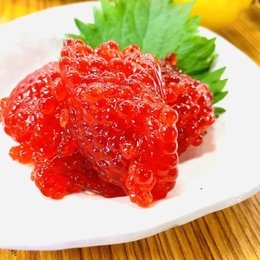 紅鮭筋子　醤油漬け　1kg/　×4箱