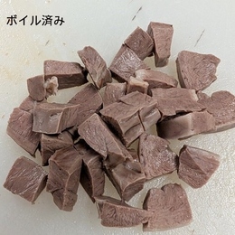 ペット用ご飯★豚ハツカット、ボイル済み冷蔵(チルド)