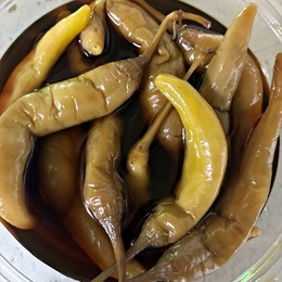 青唐辛子の醬油漬け180g(1パック)