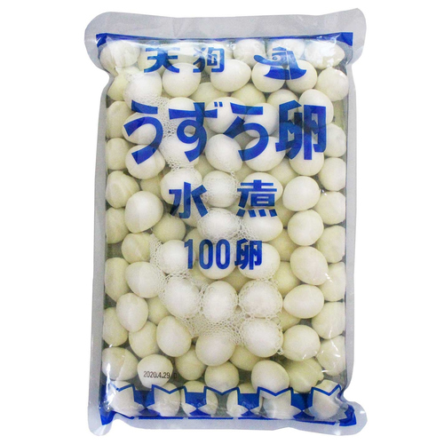 天狗缶詰 国産うずら卵水煮 100卵袋詰 1袋|業務用食材卸売サイトのISP